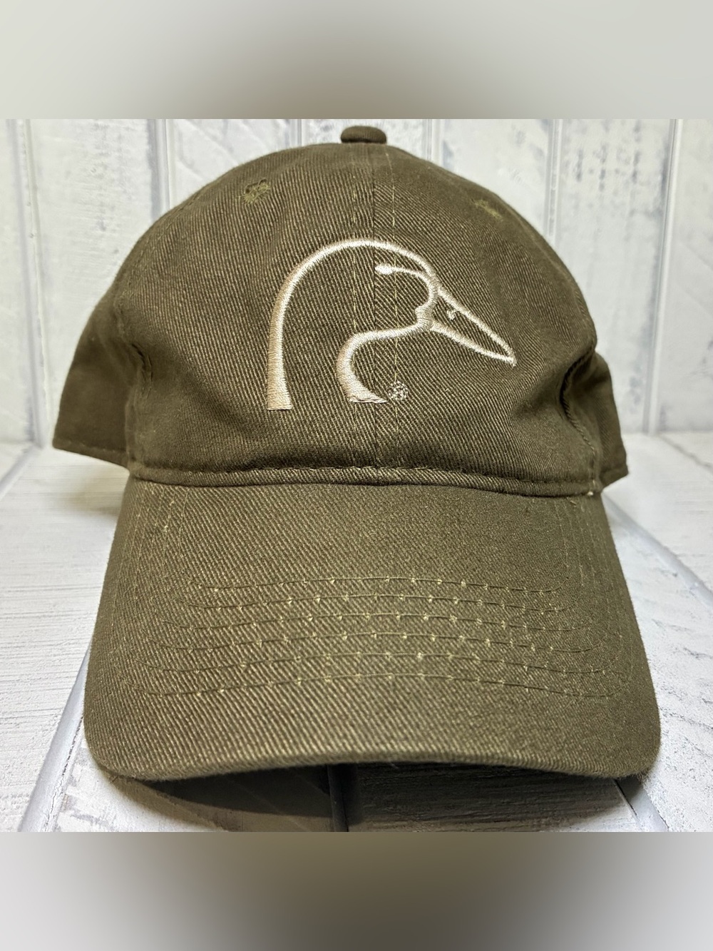 Ducks Unlimited Outdoor Cap Olive Green Unisex One Size Fits Most Adjustable Hat